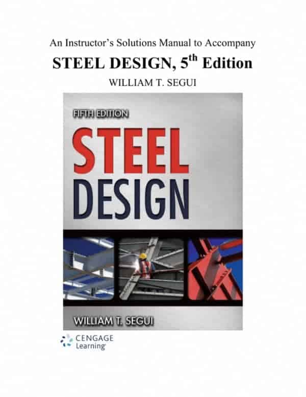 steel design 5e instructor solutions manual
