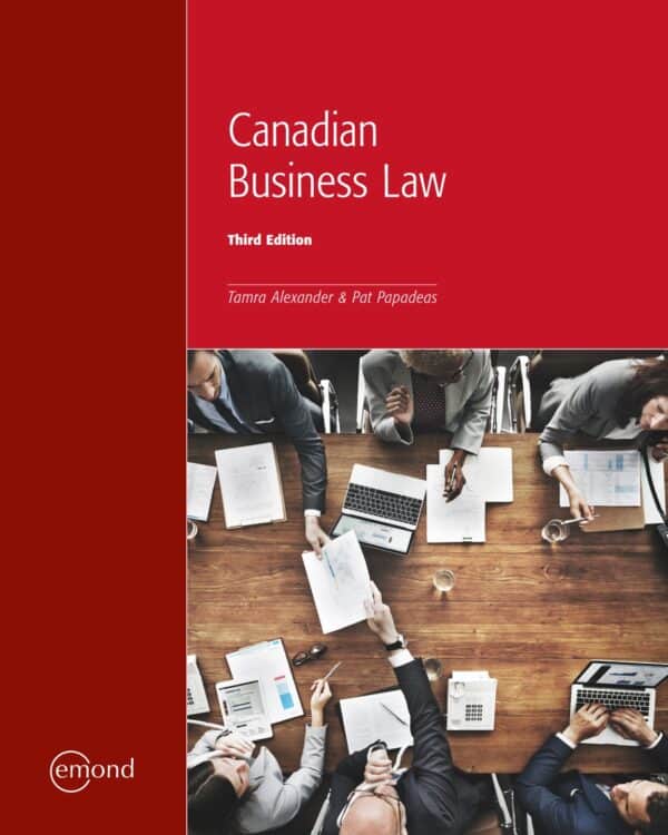 9781772552836 Canadian Business Law 3e PDF