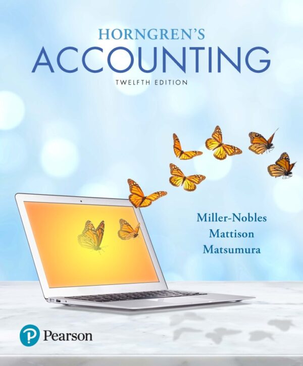 Horngrens Accounting 12th Edition