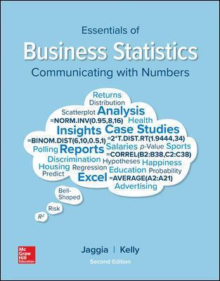 Essentials of Business Statistics 2nd Edition By Sanjiv Jaggia – PDF ebook