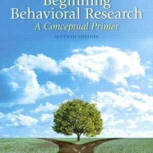 Beginning Behavioral Research A Conceptual Primer 7Th Edition – PDF ebook