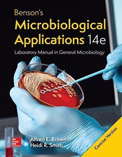 Bensons Microbiological Applications Laboratory Manual 14Th Edition – PDF ebook