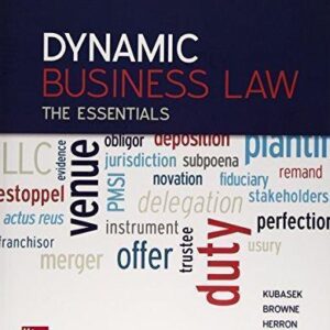 Dynamic Business Law The Essentials 3Rd Edition – PDF ebook