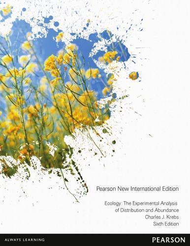 Ecology The Experimental Analysis Of Distribution And Abundance 6Th Edition – PDF ebook