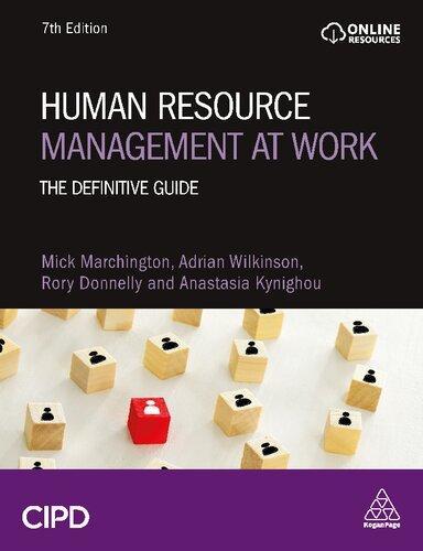 Human Resource Management At Work The Definitive Guide 7Th Edition – PDF ebook