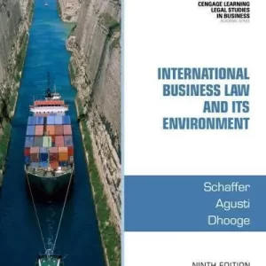 International Business Law And Its Environment 9Th Edition – PDF ebook