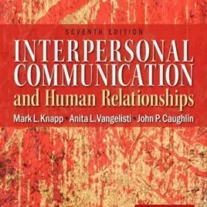 Interpersonal Communication Human Relationships 7Th Edition – PDF ebook