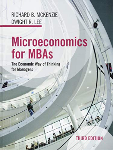Microeconomics For Mbas The Economic Way Of Thinking For Managers 3Rd Edition – PDF ebook