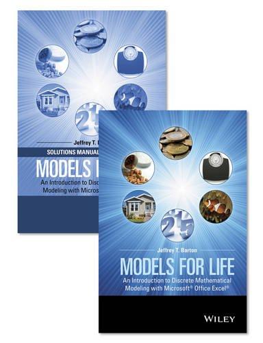 Models For Life An Introduction To Discrete Mathematical Modeling With Microsoft Office Excel Set – PDF ebook