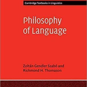 Philosophy Of Language – PDF ebook