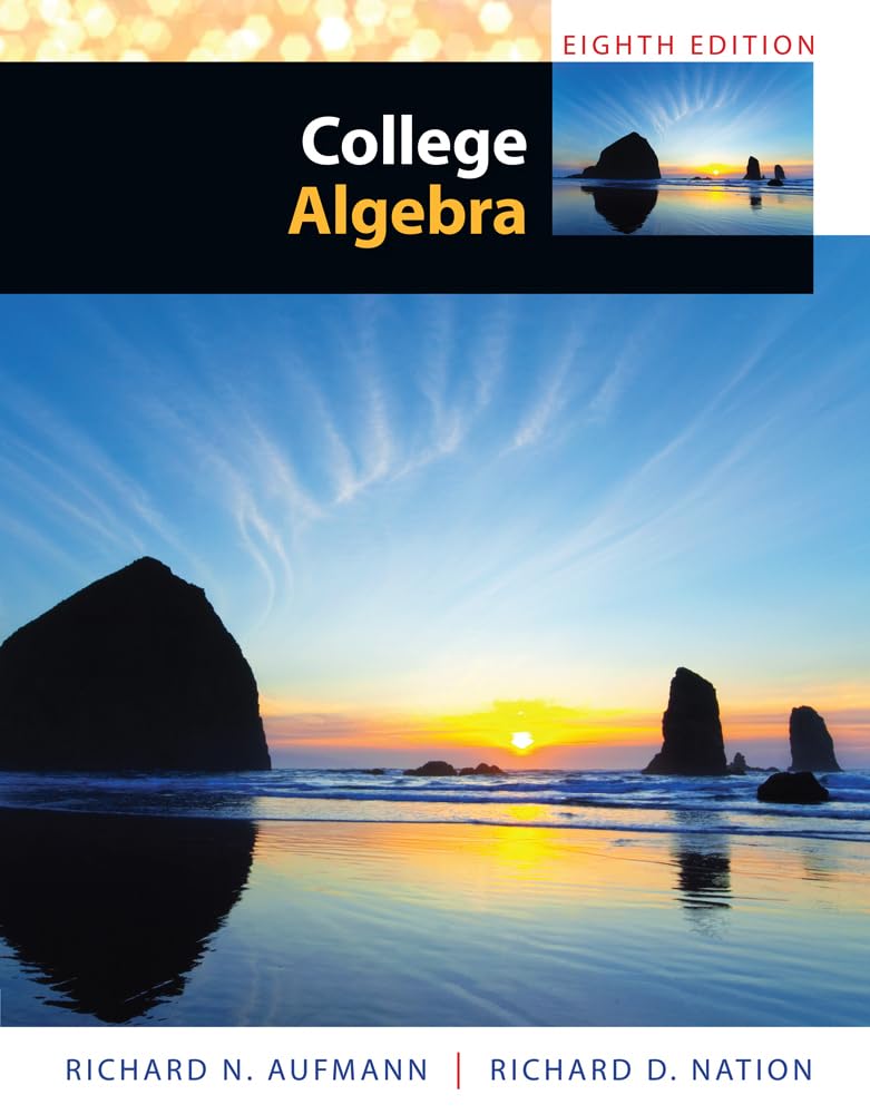 College Algebra, 8th Edition - Aufmann / Nation - PDF eBook