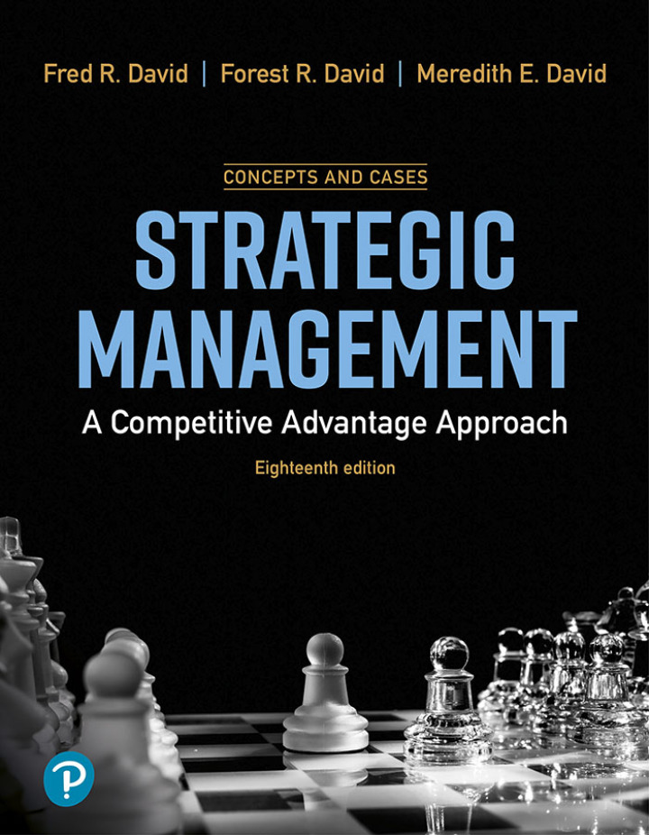 Strategic Management 18e Strategic Management 18e